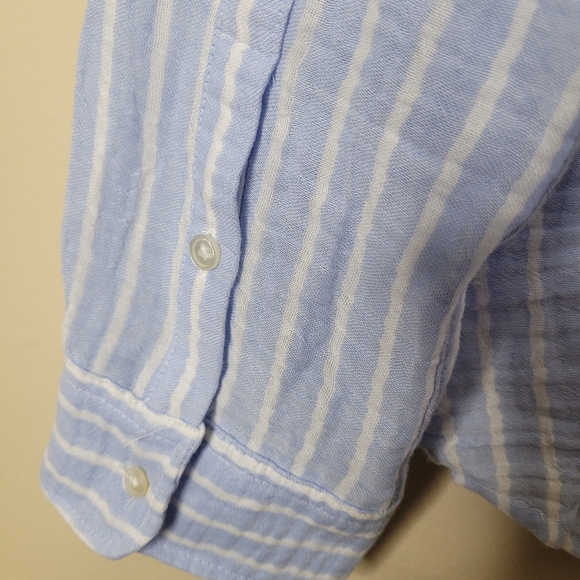 Alice Walk The Striped Organic Cotton Cloud Top Size M NWT - Picture 6 of 11